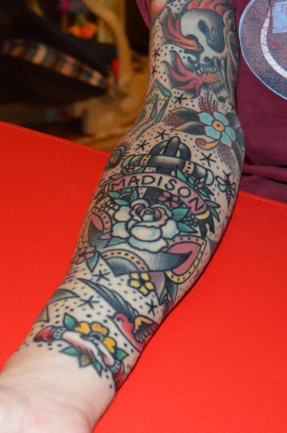 50 Traditional Tattoo Sleeve Designs You Need To See  Outsons