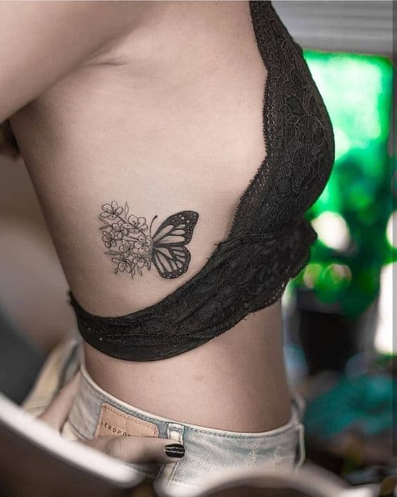 10 Best Butterfly Tattoo Ribs IdeasCollected By Daily Hind News  Daily  Hind News