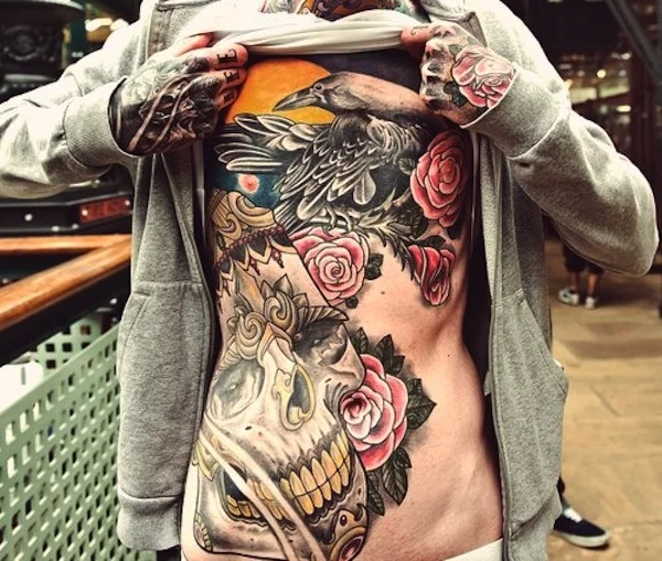 Top 100 Best Stomach Tattoos For Men  Masculine Ideas  Wild tattoo Tattoo  lettering Stomach tattoos