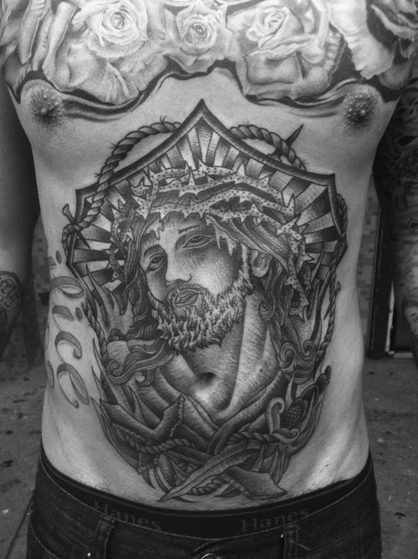 40 Stomach Tattoos For Men