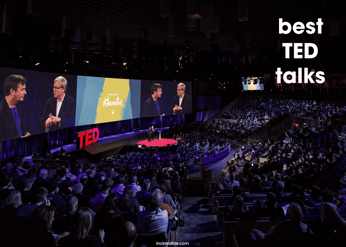 TOP 20 Best TED Talks of All Time Inckredible