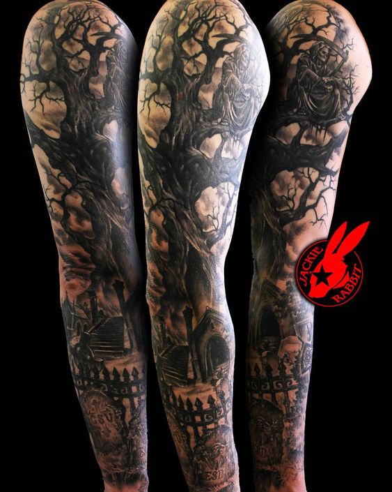 80 Halloween Tattoo Designs For Men  Ghoulish Grandeur  Halloween tattoos  Pumpkin tattoo Hand tattoos for guys