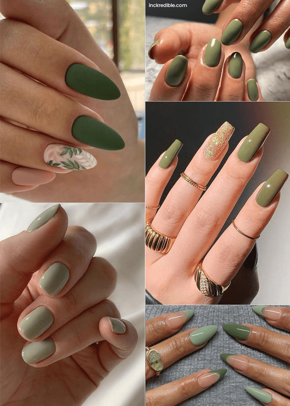 olive-green-nails