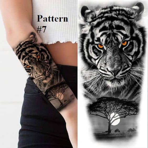 50 Tiger Tattoo Design Ideas - TattooTab