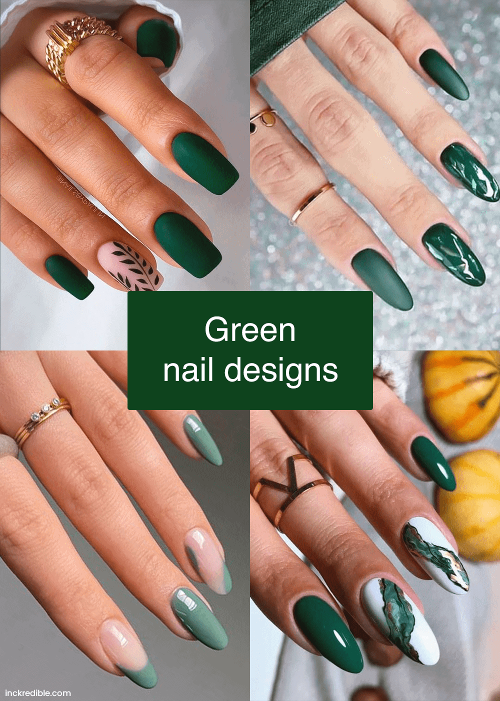 green-nail-designs