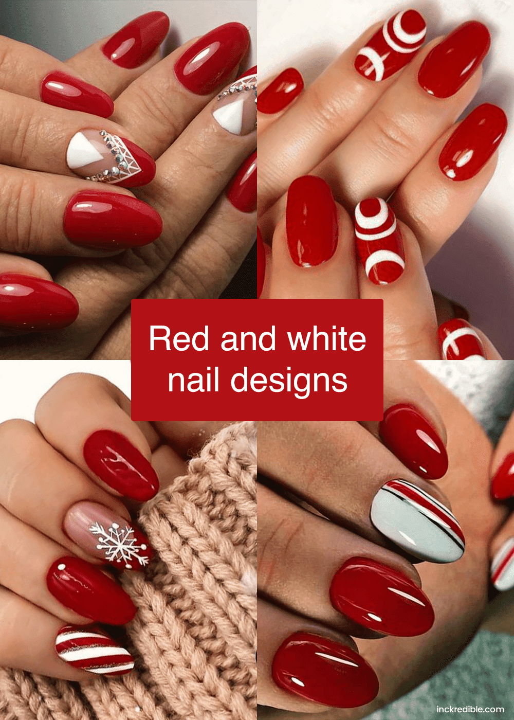 red-and-white-nails-design-ideas