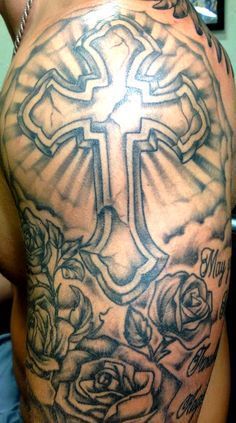 44 Best Cross Tattoos For Men - TattooTab