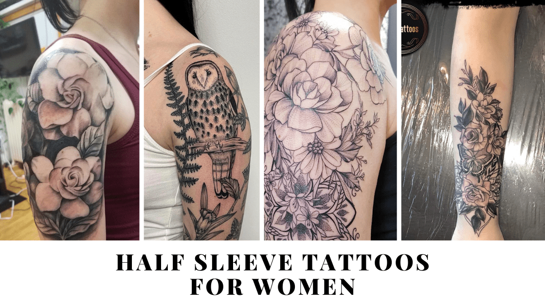 28 Most Fashionable and Best Half Sleeve Tattoos For Women  TattooTab